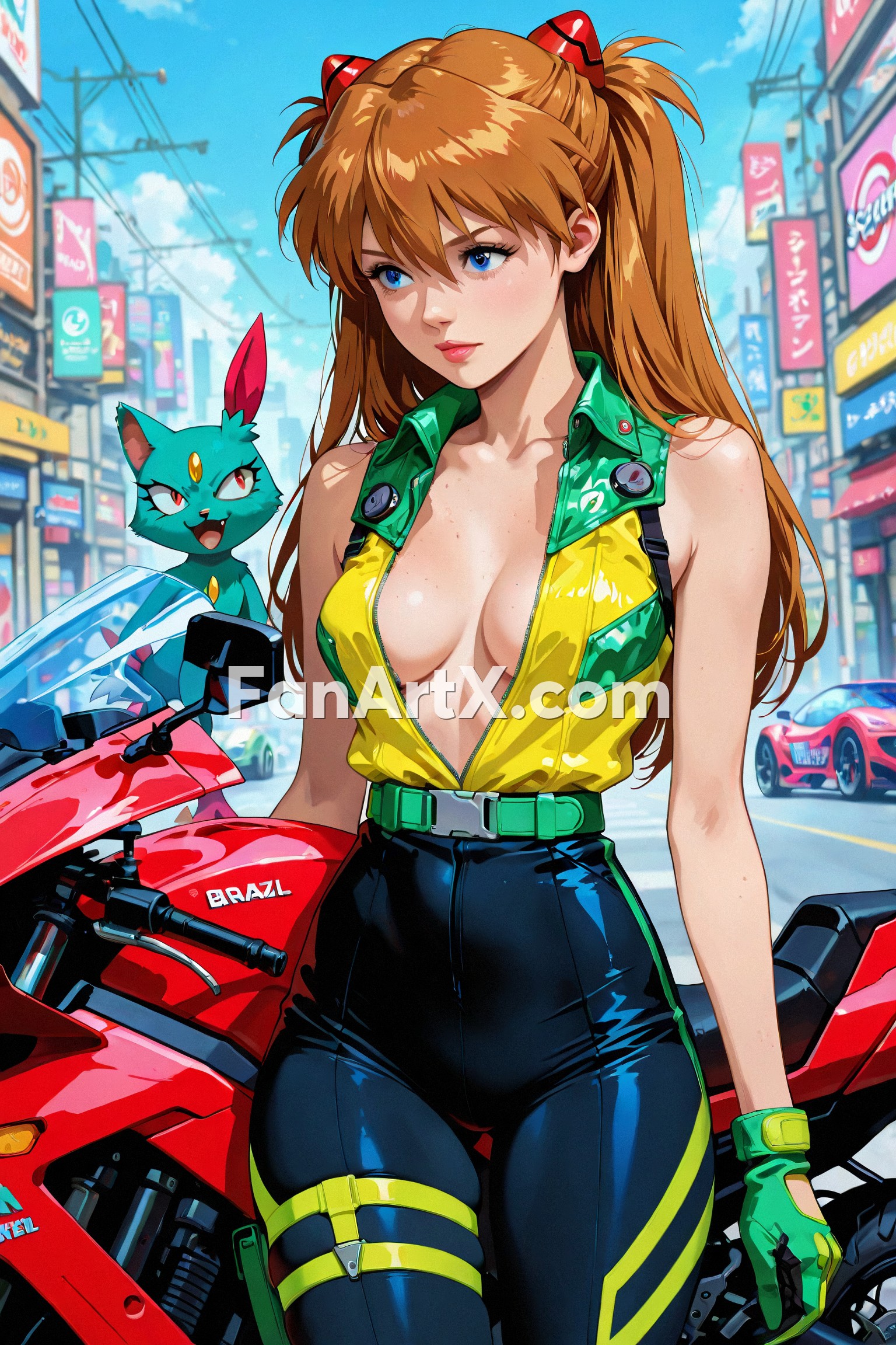 Asuka Langley Soryu fanart - Neon Genesis Evangelion Character 1618312